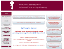 Tablet Screenshot of naih.hu